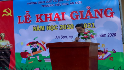 Lễ Khai giảng Năm học 2020 - 2021 Trường tiểu học An Sơn