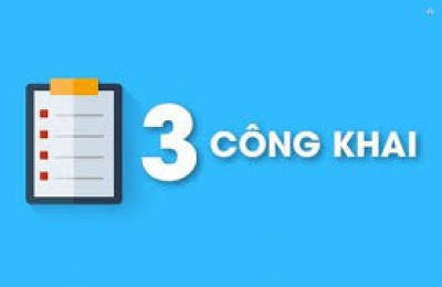 THÔNG BÁO 3 CÔNG KHAI NĂM HỌC 2021-2022