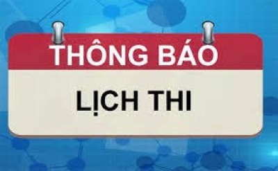 LỊCH KIỂM TRA CUỐI NĂM HỌC 2022 - 2023