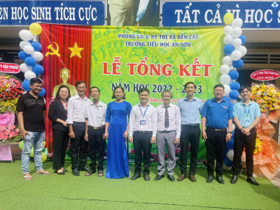 TRƯỜNG TIỂU HỌC AN SƠN TỔ CHỨC LỄ TỔNG KẾT  NĂM HỌC 2022 – 2023